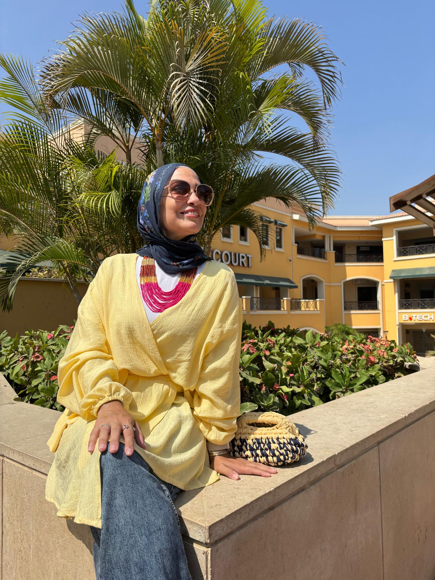 Yellow Crossover shirt