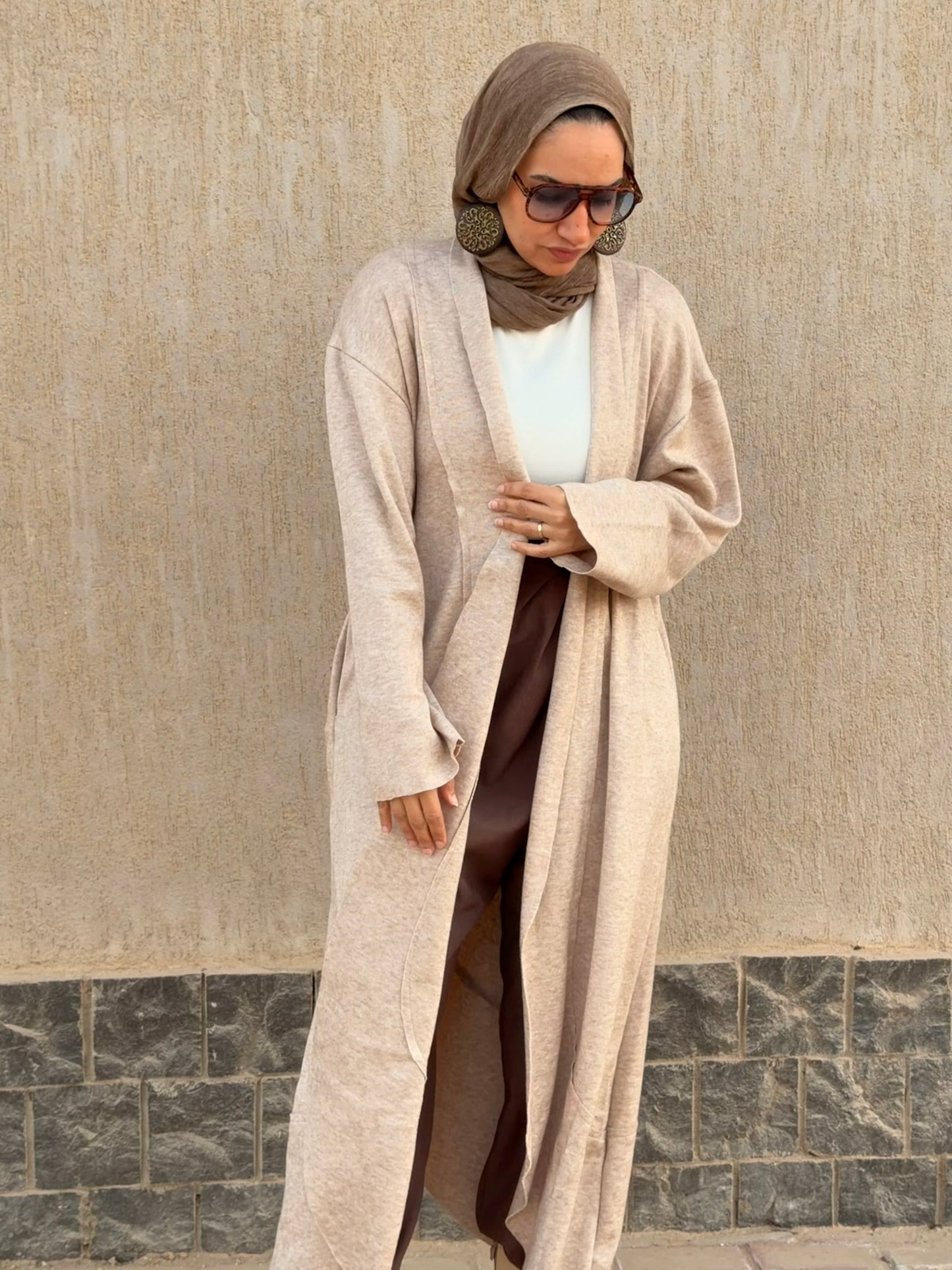 Beige Cardigan
