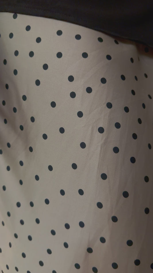 Silk Black Dots